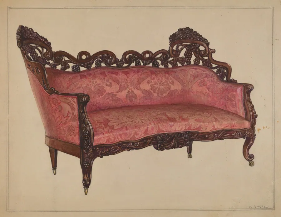 Sofa by Bernard Gussow