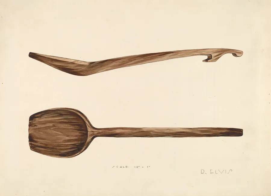 Bishop Hill: Wooden Spoon by Roberta Elvis