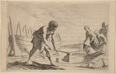 Ulysses on the Island of the Goddess Calypso