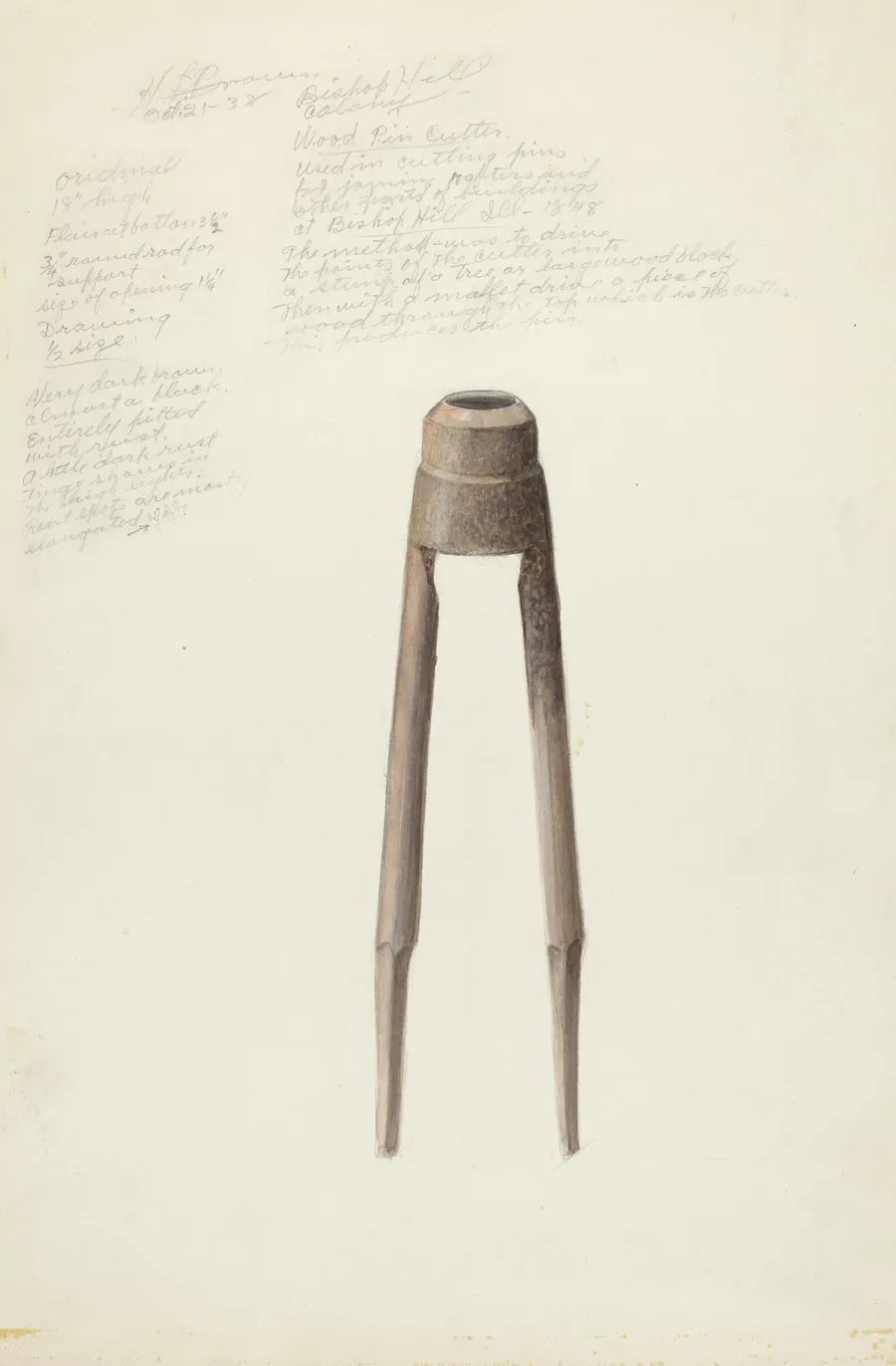Bishop Hill: Dowel Cutter by H. Langden Brown