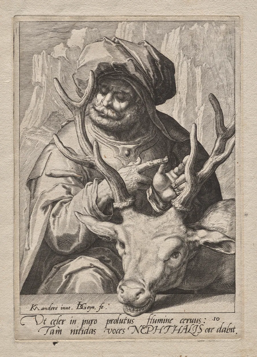 Plate 10: Naphtali by Jacob de Gheyn II