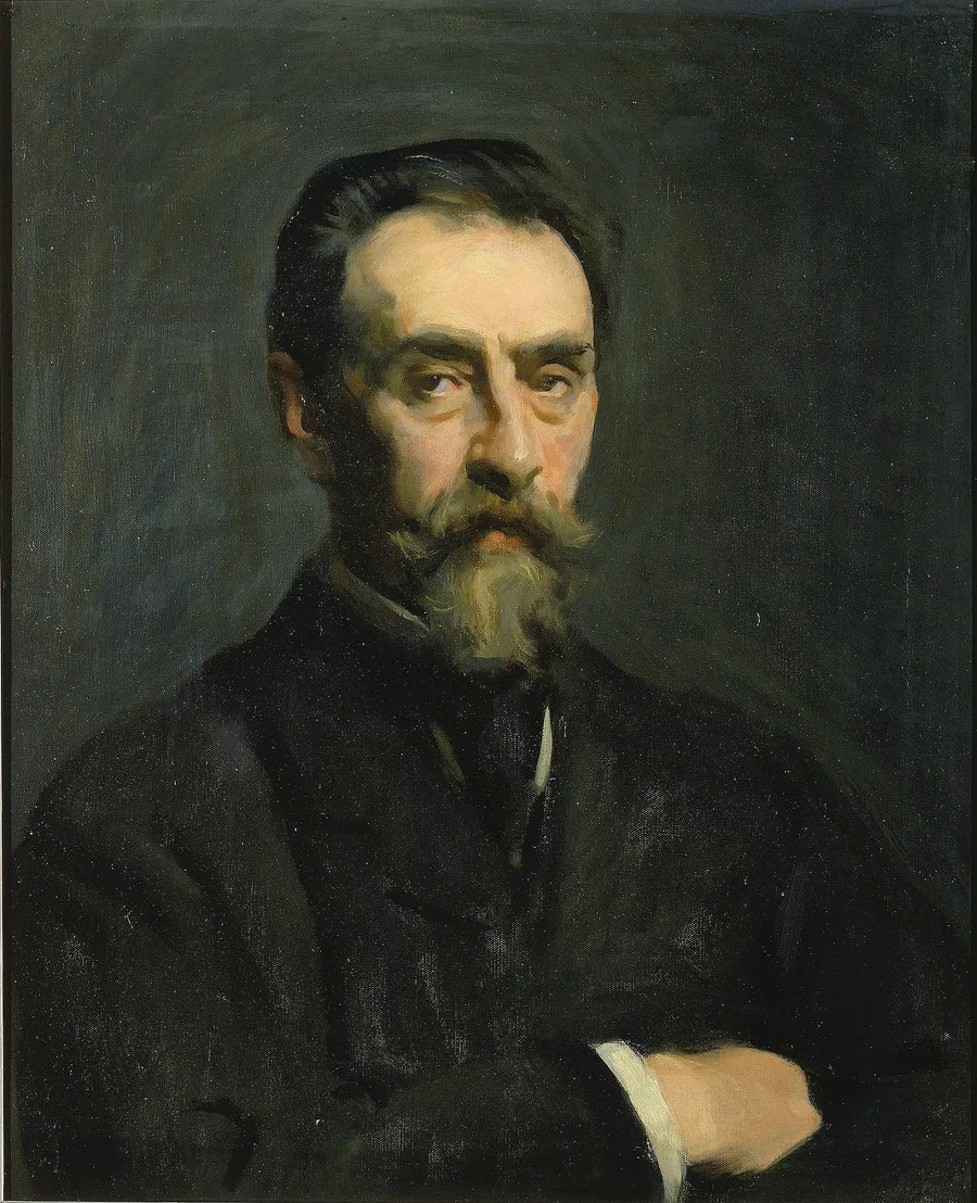 Portrait of William E. Norton by William Penhallow Henderson, born Medford, MA 1877-died Tesuque, NM 1943