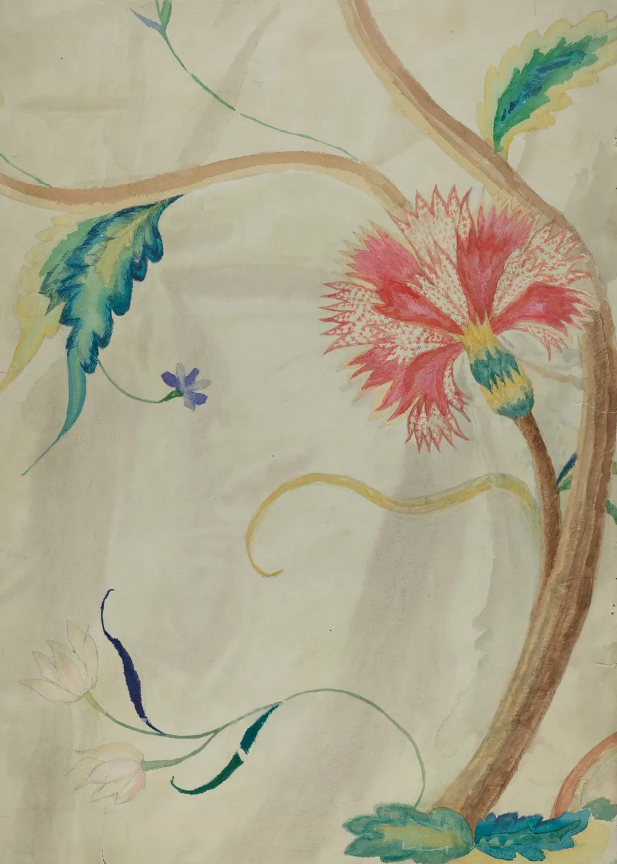 Crewel Embroidery by Helen D. Bashian