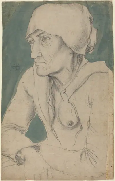 Half-Figure of an Old Woman with a Cap