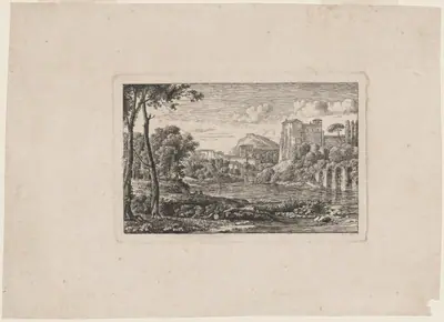 River Landscape in the Roman Campagna