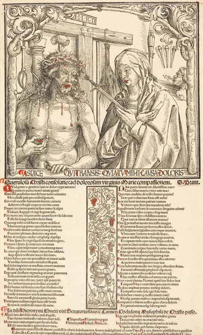 The Man of Sorrows and Mater Dolorosa