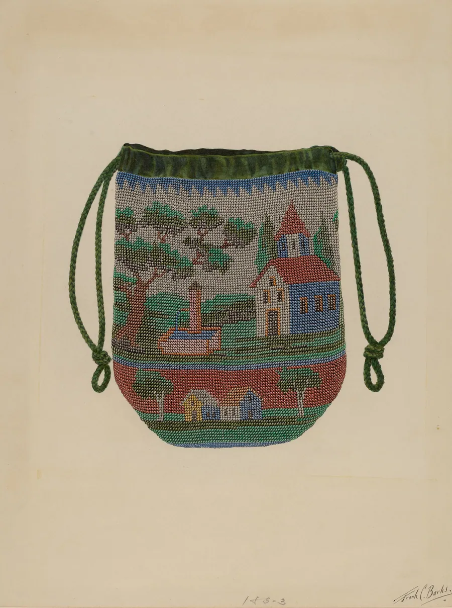 Beaded Bag by Frank C. Barks
