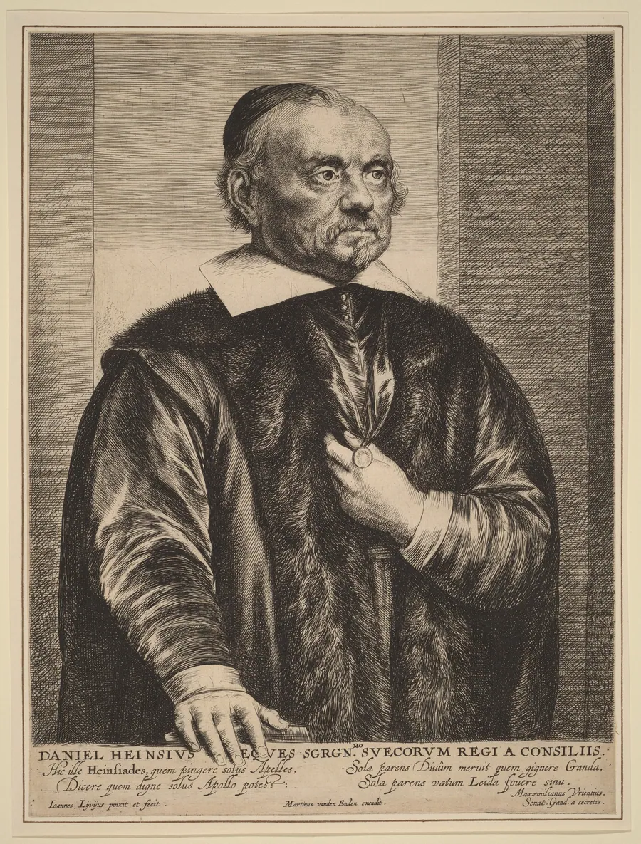 Daniel Heinsius by Jan Lievens