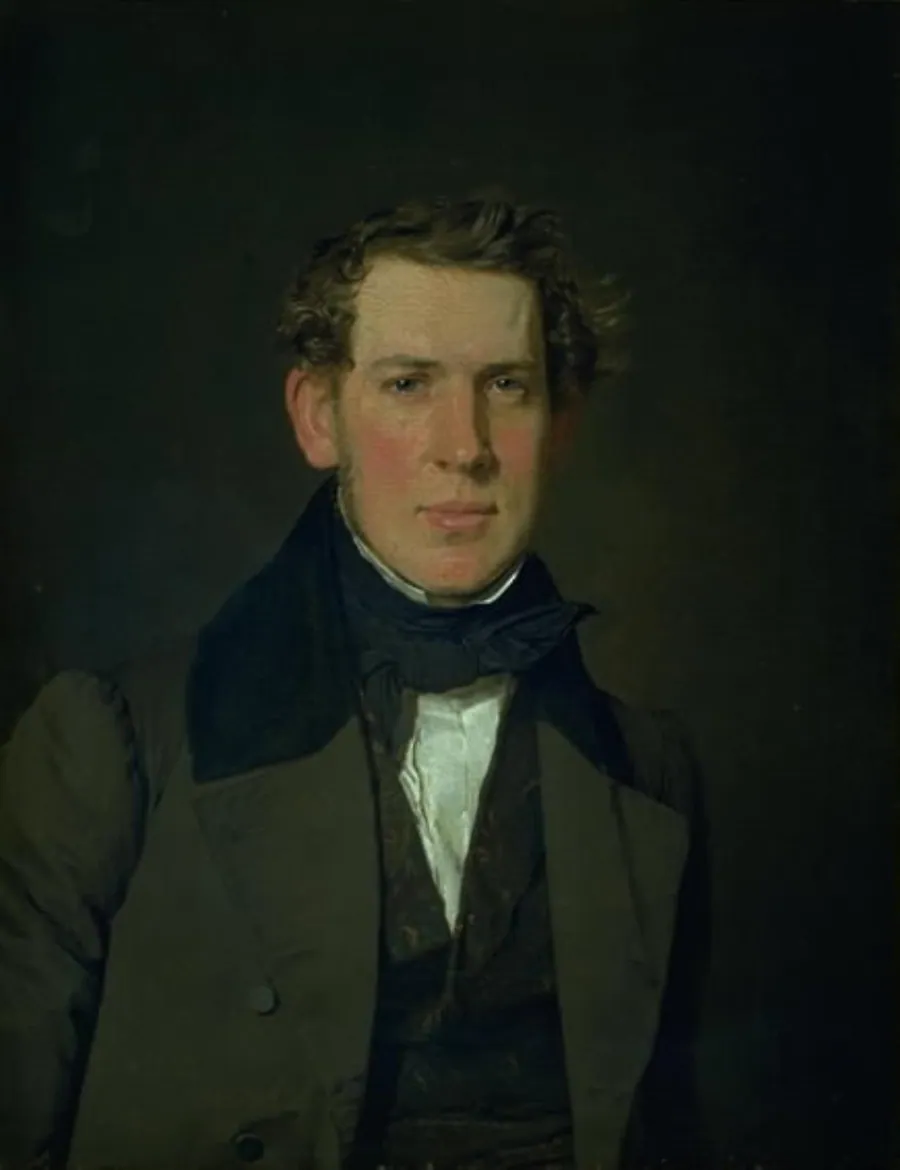 Portræt af fabrikant Carl Adolf Feilberg by Christen Købke