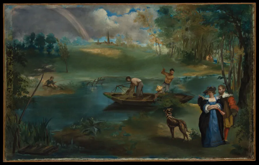 Fishing by Edouard Manet