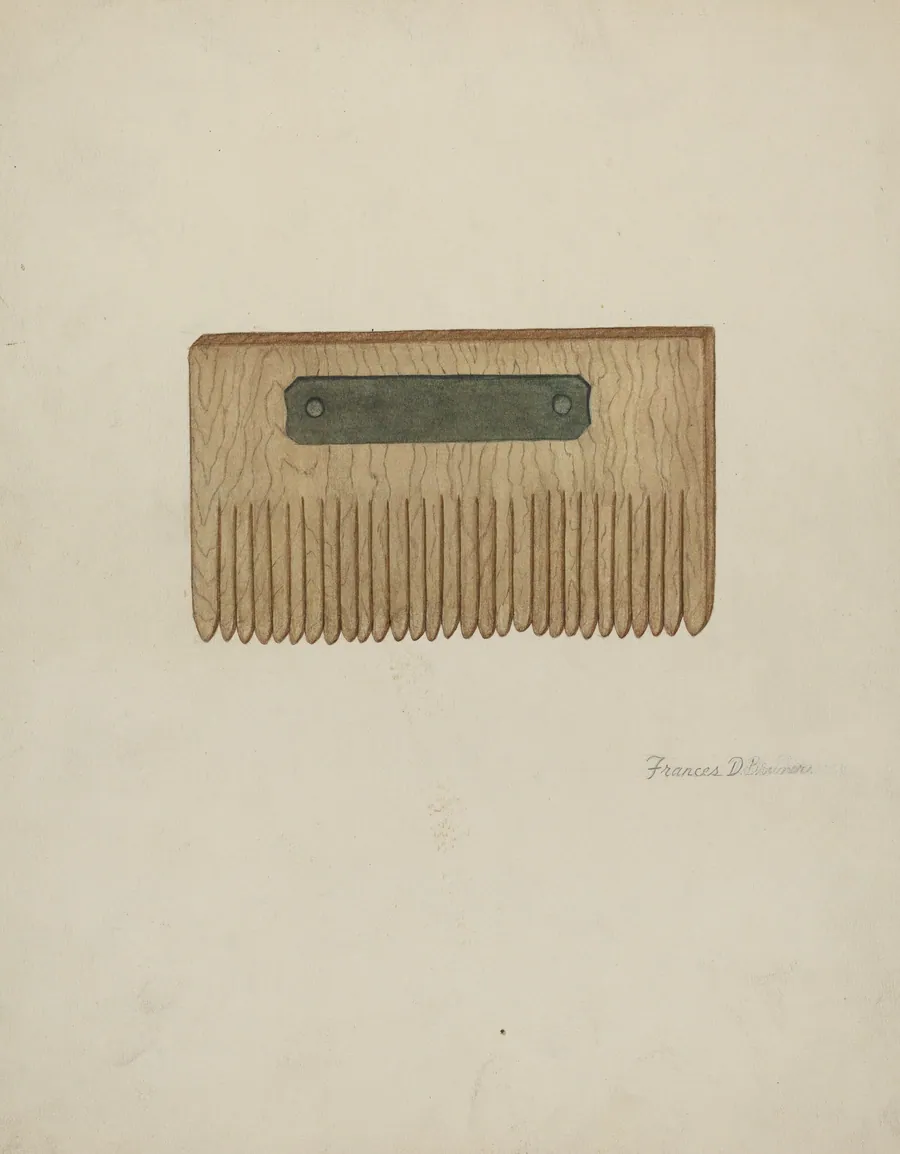 Shaker Seed Comb by Frances Bruner
