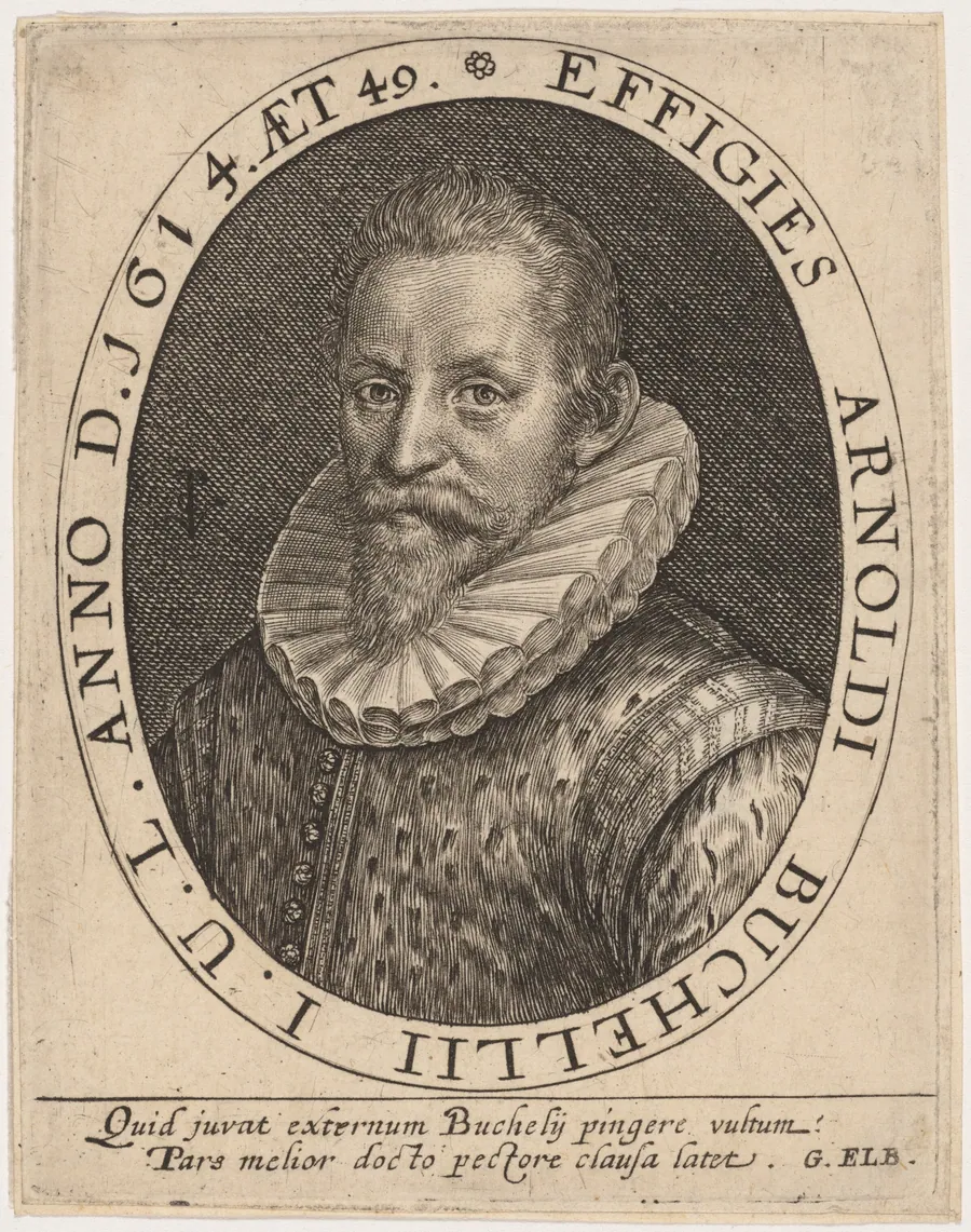 Arnoldus Buchelius by Crispijn van de Passe I