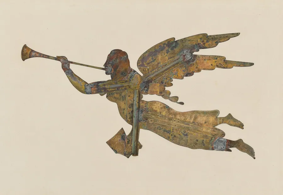 Gabriel Weather Vane by Lucille Chabot
