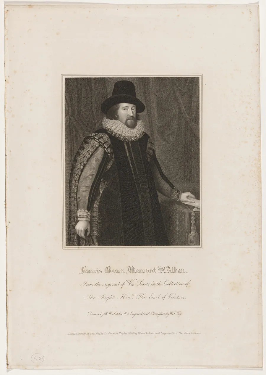 Francis Bacon, Viscount Saint Albans by William Thomas Fry