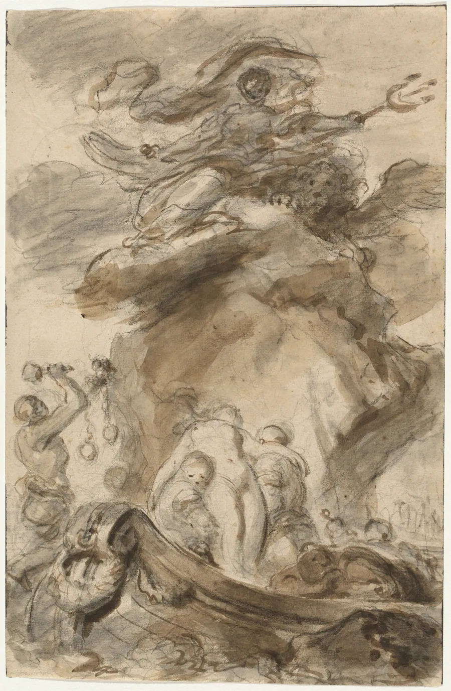 Angelica Is Exposed to the Orc by Jean Honoré Fragonard