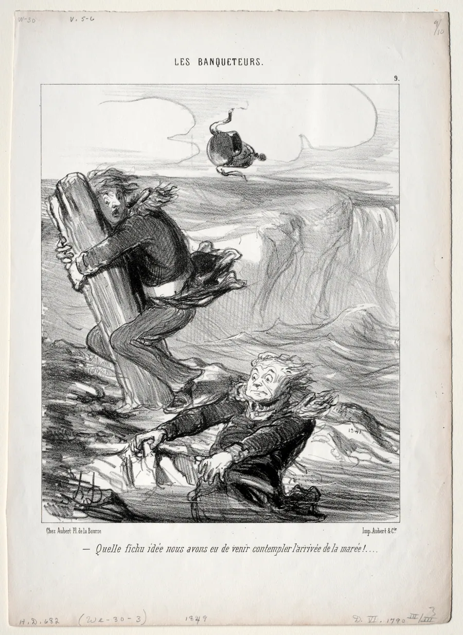 What a stupid idea we had... by Honoré Daumier