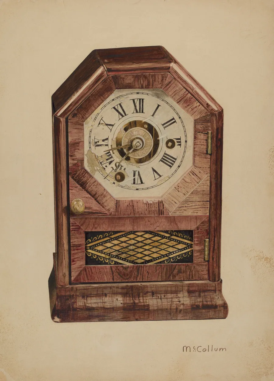 Seth Thomas Clock (?) by J. Herman McCollum