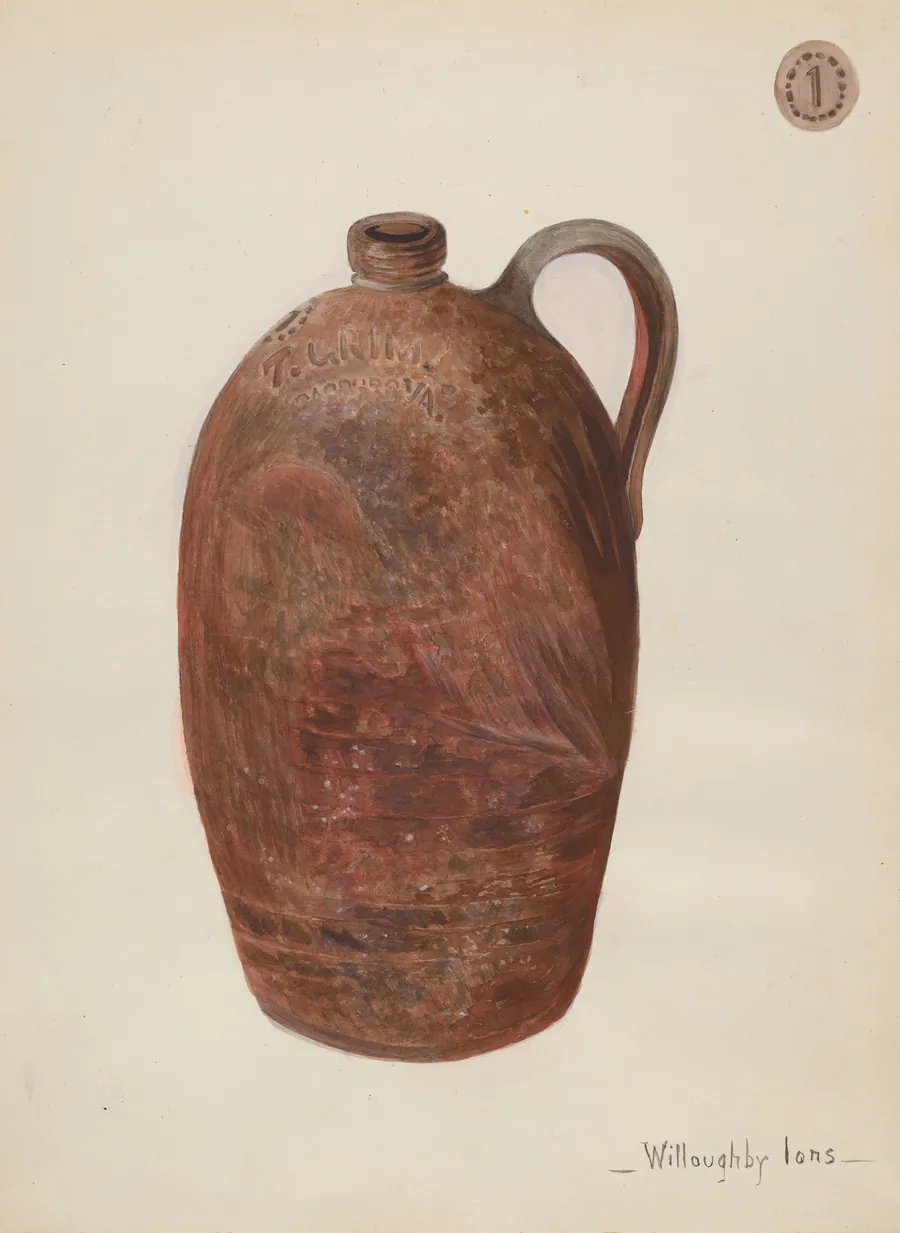Pottery Jug by Willoughby Ions