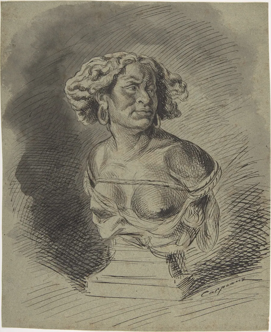 Study related to "Why Born Enslaved!" by Jean-Baptiste Carpeaux