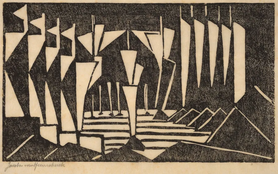 Stylized Sailboats by Jacoba van Heemskerck van Beest