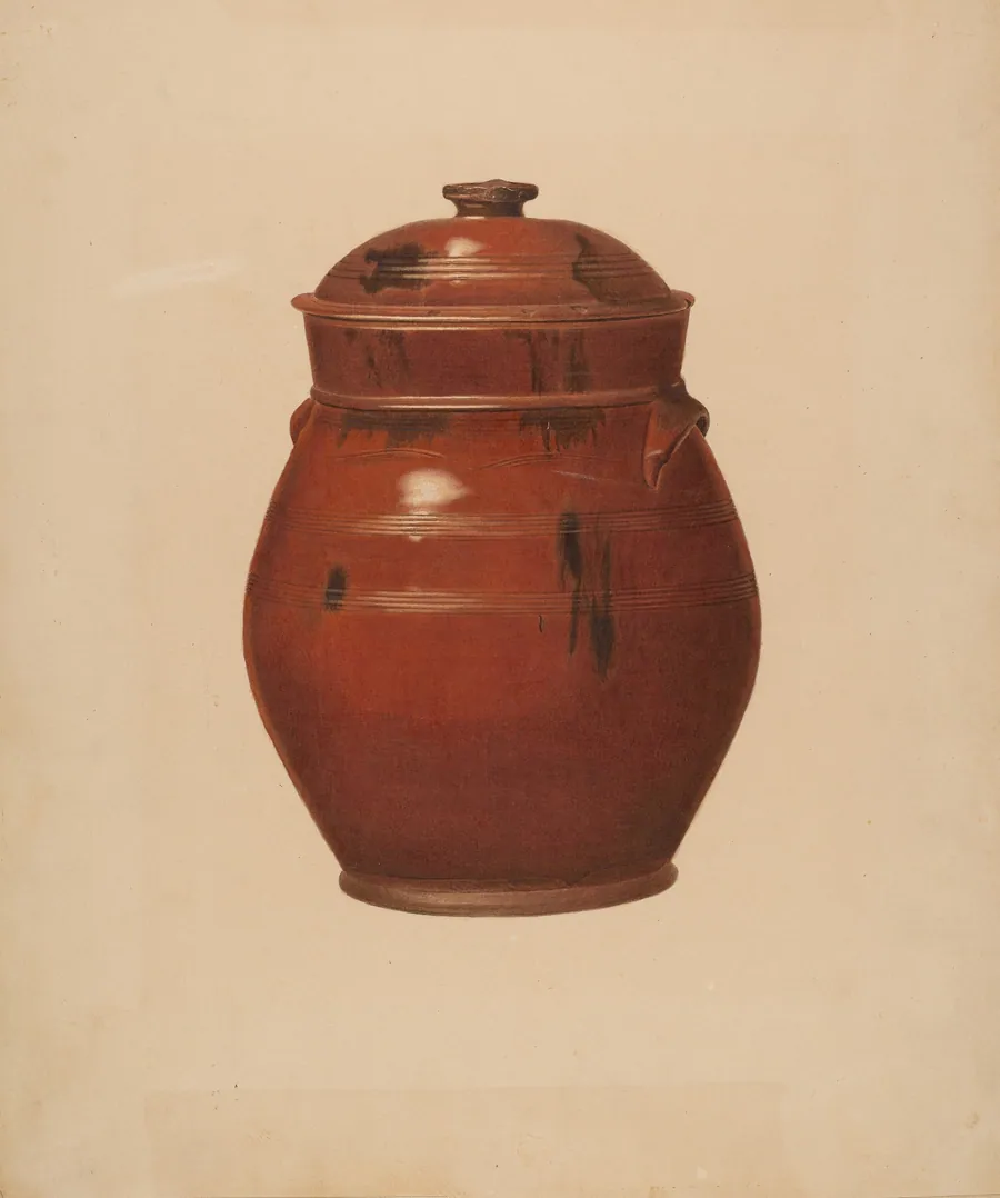 Jar with Cover by Alvin Shiren