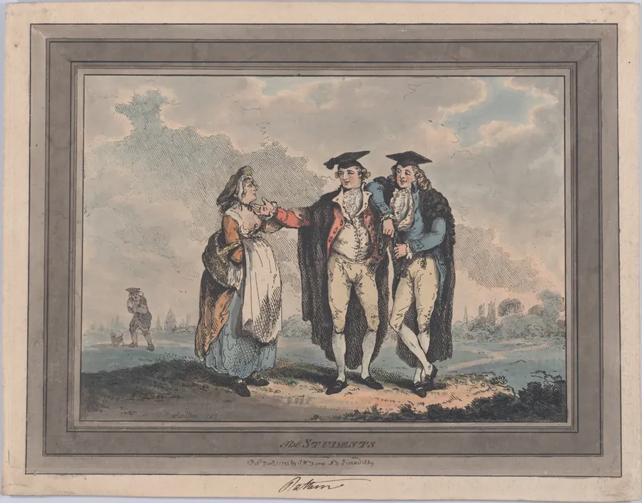 The Students by Thomas Rowlandson