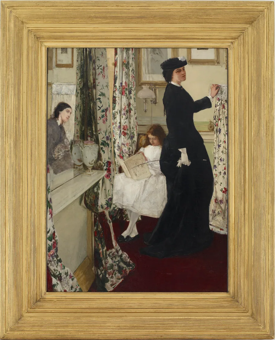 Harmony in Green and Rose: The Music Room by James McNeill Whistler (1834-1903)
