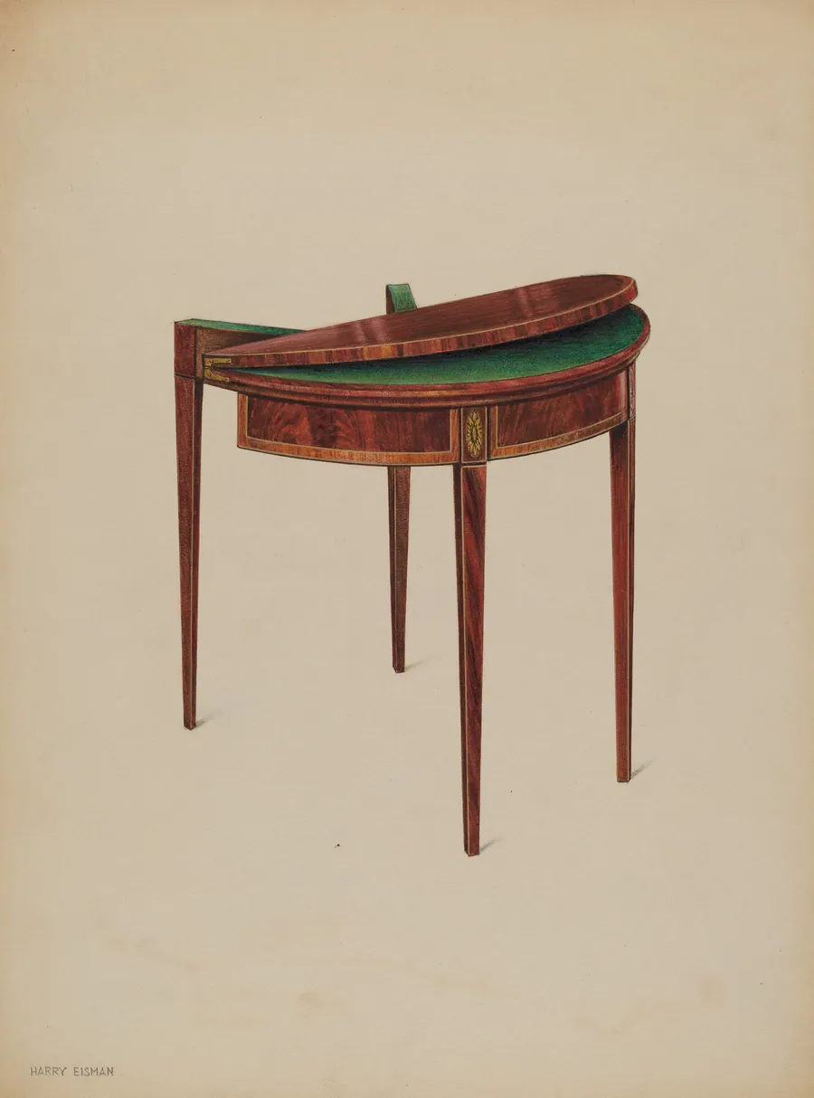 Card Table by Harry Eisman