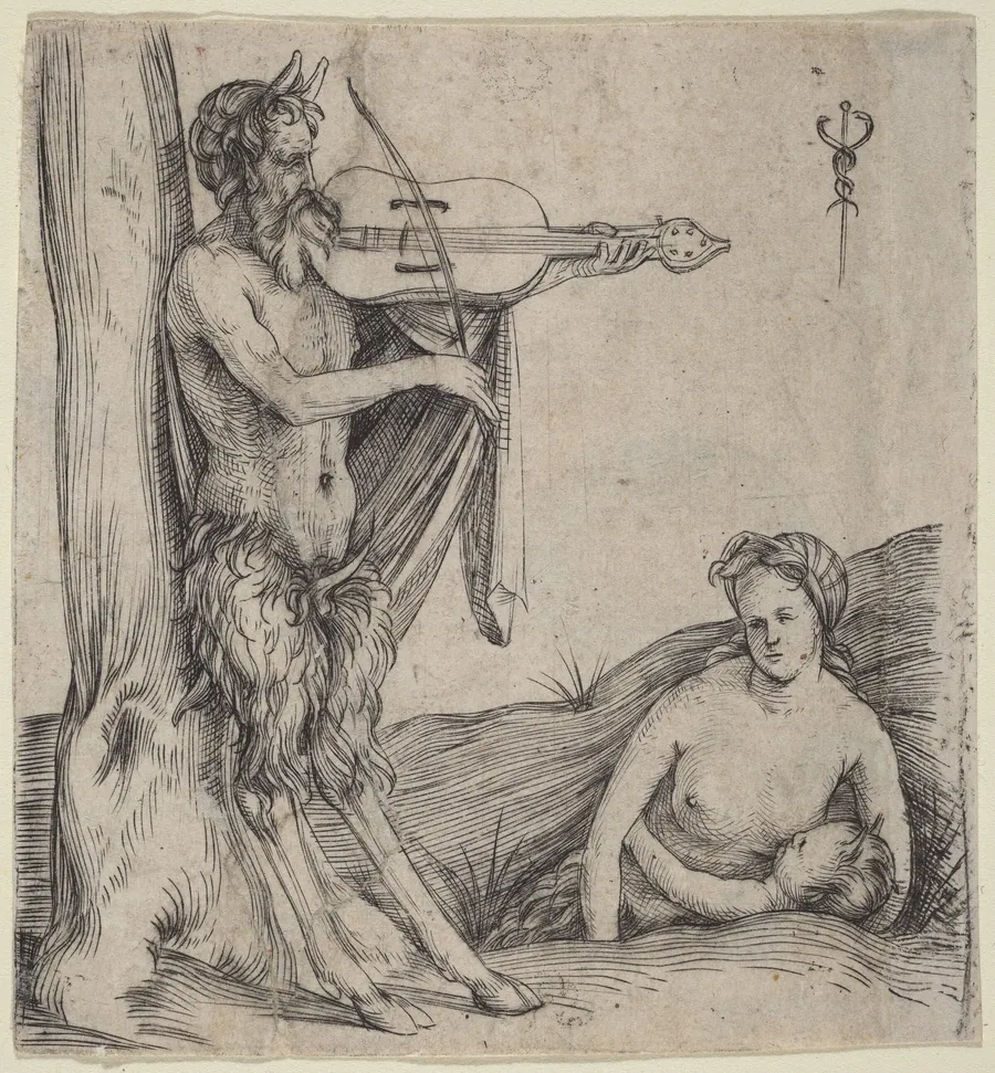 Satyr's Family by Jacopo de' Barbari