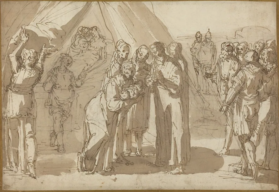 Birth Scene by Giulio Benso