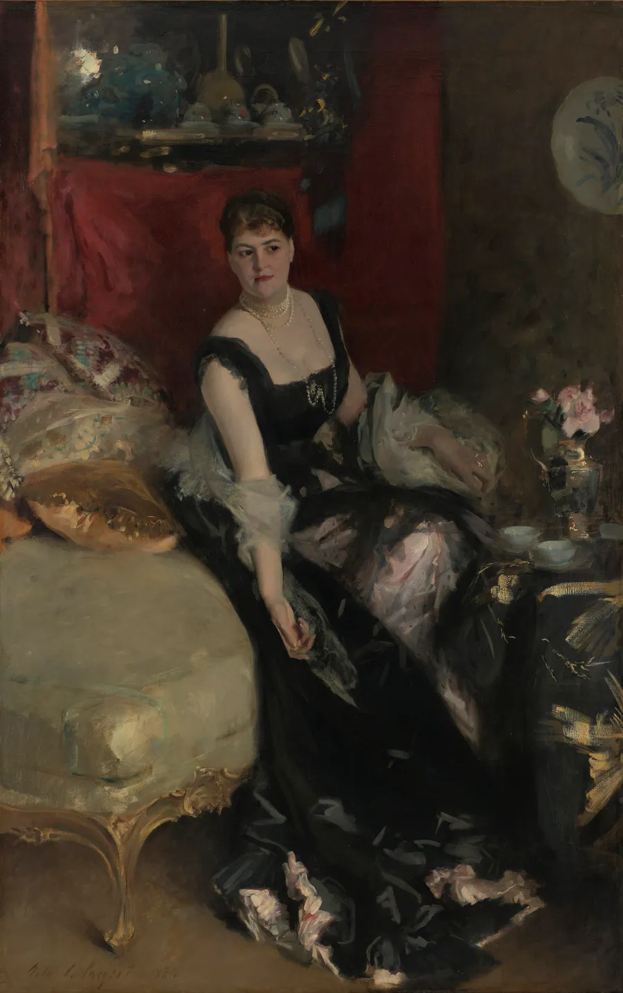 Mrs. Kate A. Moore by John Singer Sargent, American, b. Florence, Italy, 1856–1925