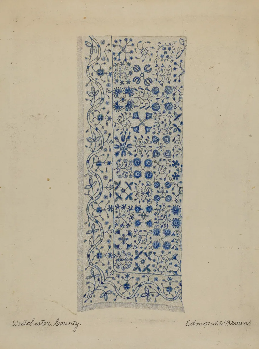Wool Coverlet by Edmond W. Brown
