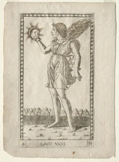 Genius of the Sun (from the Tarocchi, series B: Cosmic Principles & Virtues, #31)