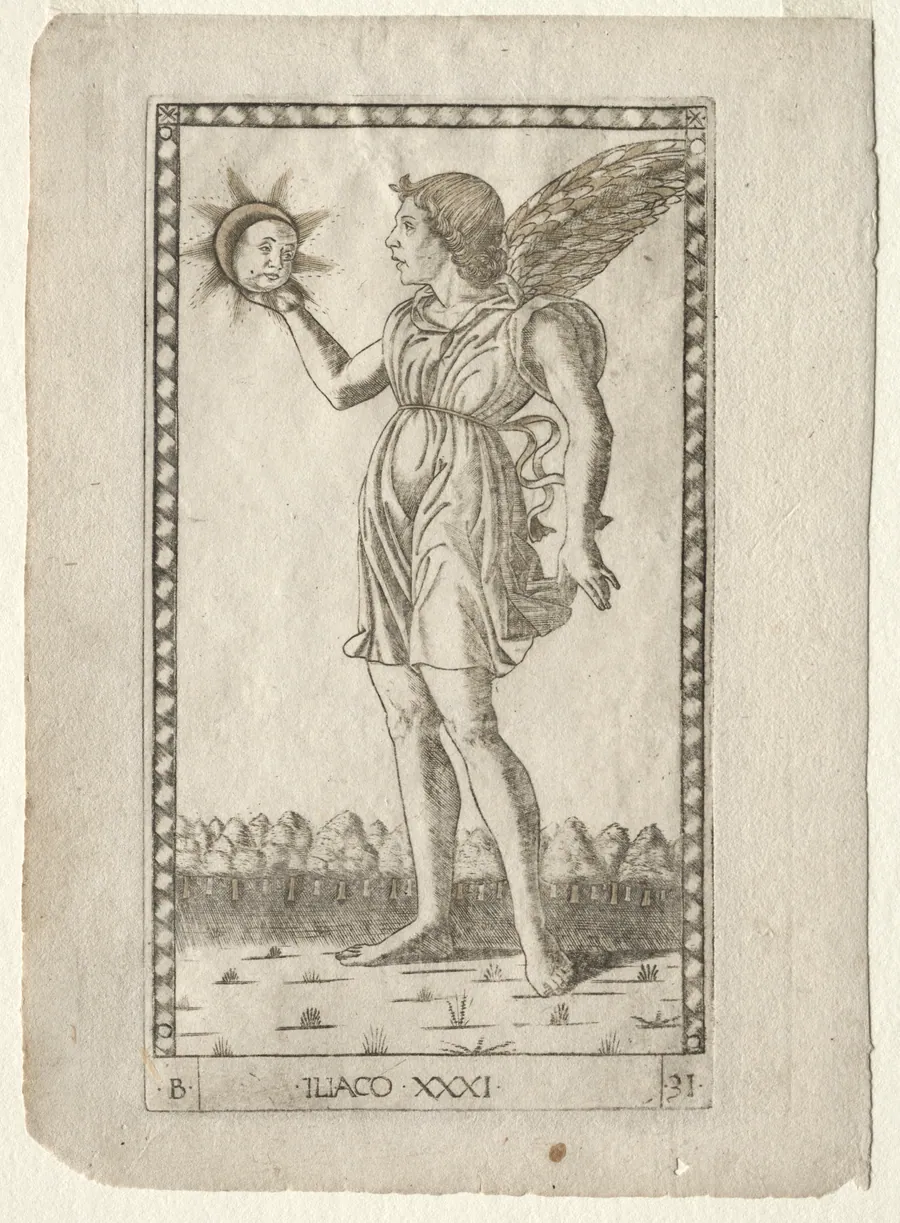 Genius of the Sun (from the Tarocchi, series B: Cosmic Principles & Virtues, #31) by Master of the E-Series Tarocchi