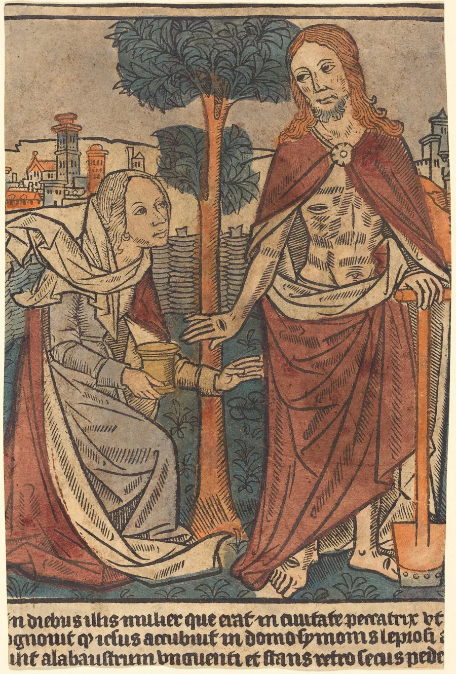 Christ Appearing to Mary Magdalene by French 15th Century