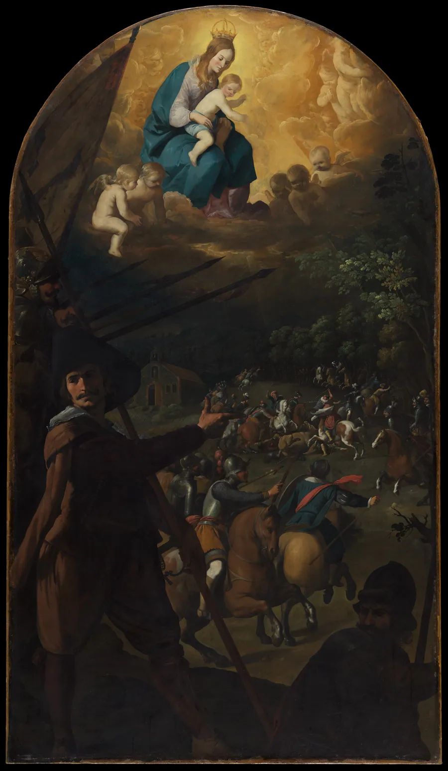 Battle between Christians and Muslims at El Sotillo by Francisco de Zurbarán