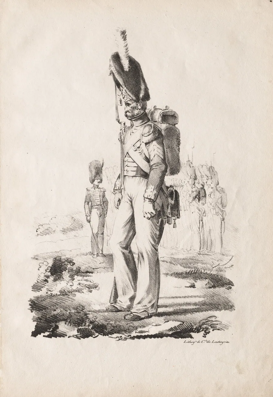Military Costumes: Infantry Sargent by Nicolas Toussaint Charlet