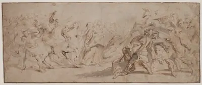 Reconciliation of the Romans and the Sabines (recto)