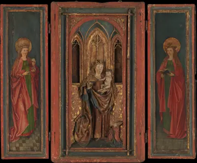 Altar Shrine with Madonna and Child with Donor