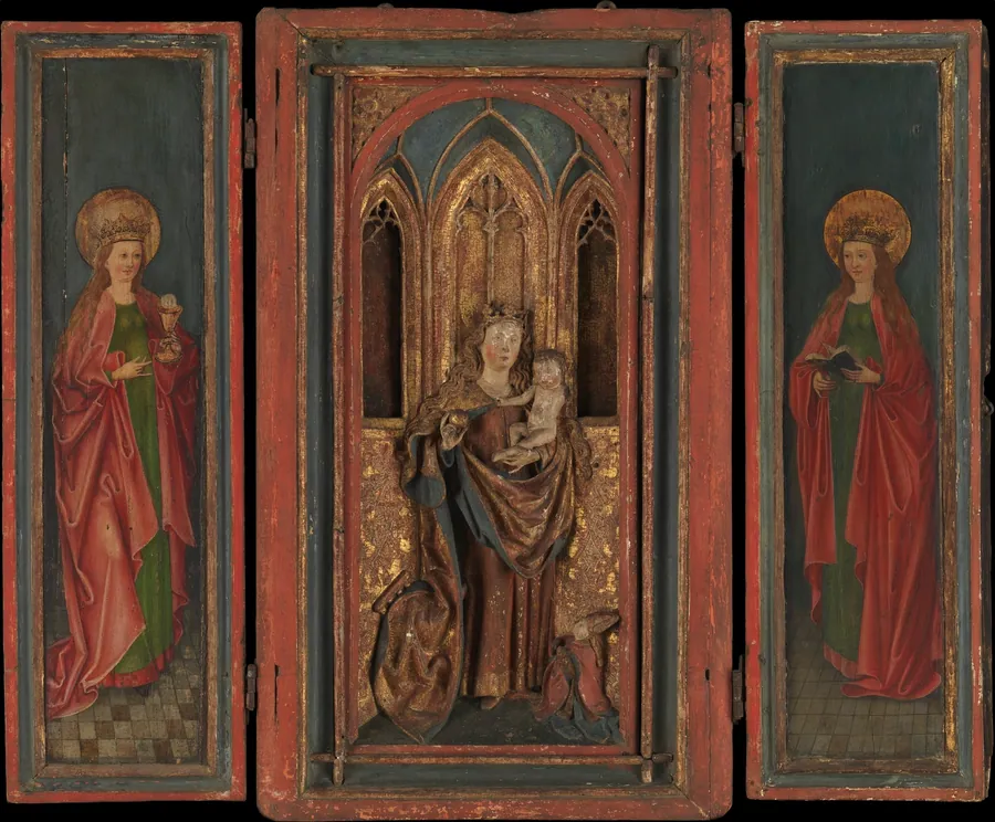Altar Shrine with Madonna and Child with Donor
