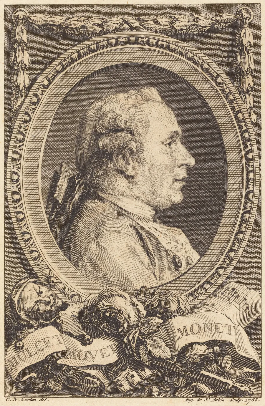 Jean Monnet by Augustin de Saint-Aubin