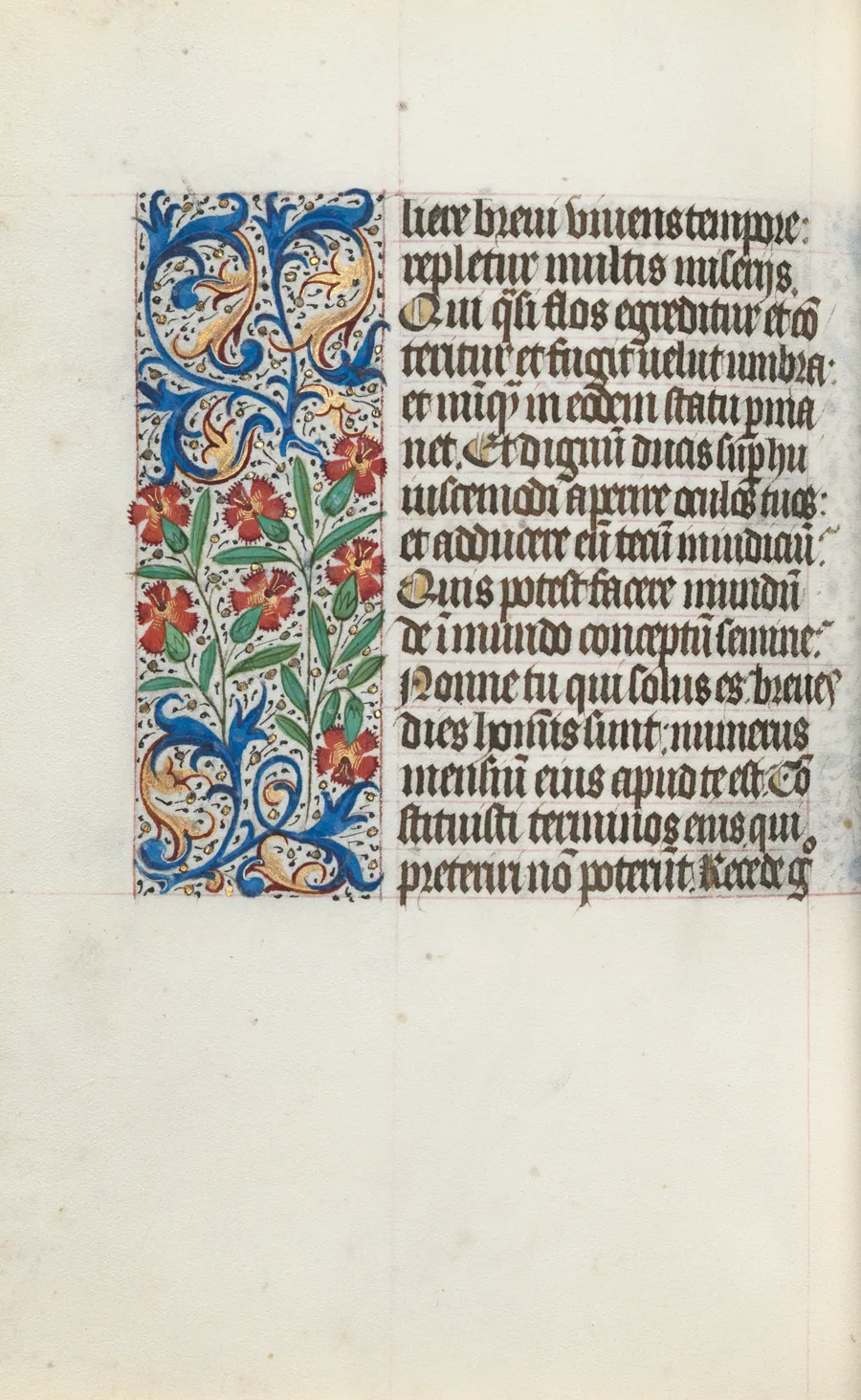 Book of Hours (Use of Rouen): fol. 123v by Master of the Geneva Latini