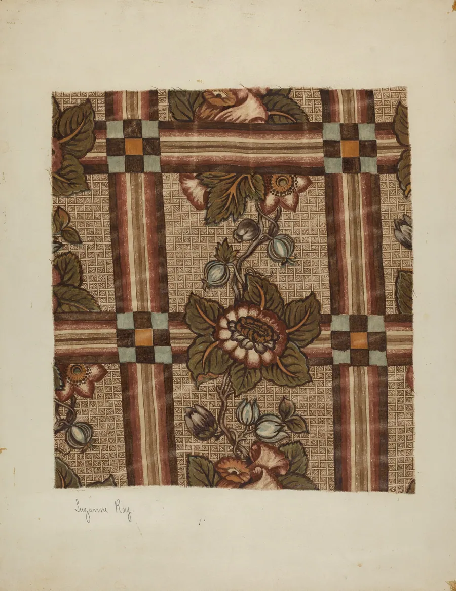 Printed Cotton by Suzanne Roy