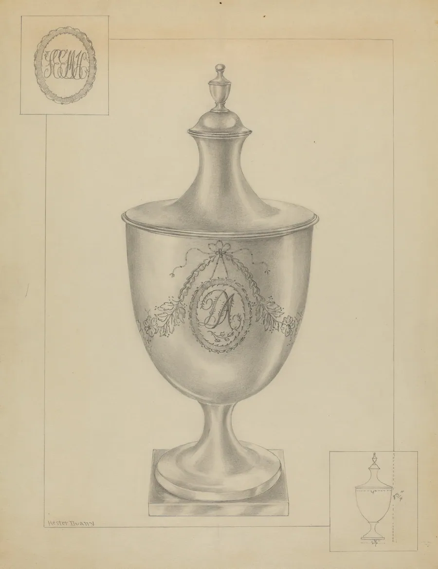 Silver Sugar Bowl by Hester Duany