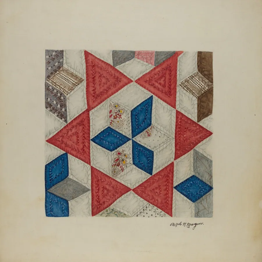 Patchwork Quilt by Ralph N. Morgan