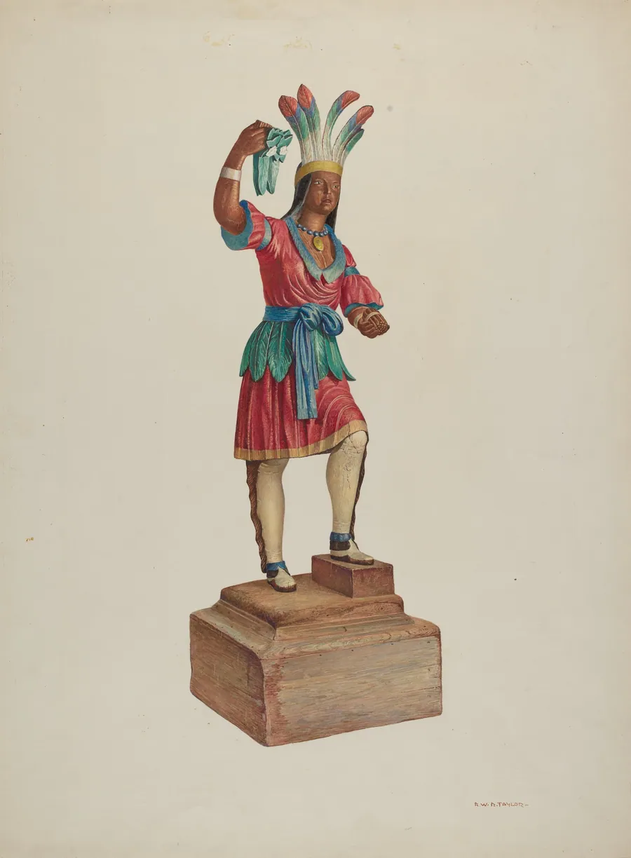 Cigar Store Indian by Robert W.R. Taylor