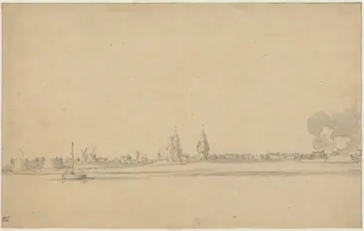 View of a Dutch Town (Delft?)