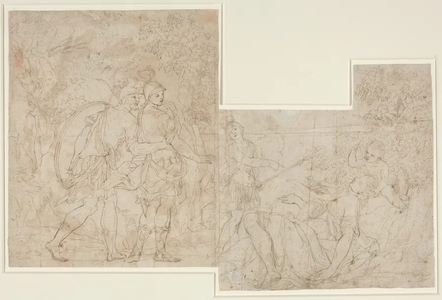 Three Soldiers Discovering a Sleeping Woman by Nicolas-Raymond de La Fage