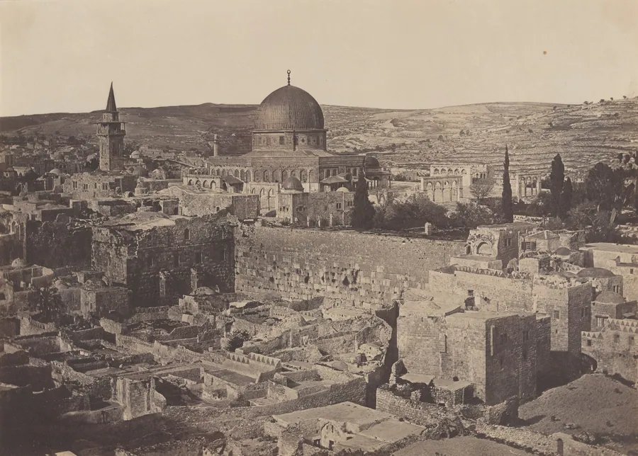 Western Wall and Omar Mosque, Jerusalem by James Robertson