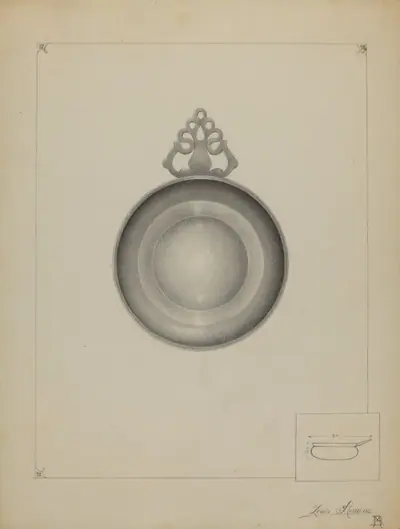 Pewter Porringer